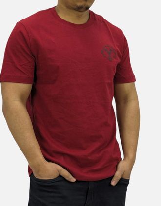 True Religion Mens True Religion 107816 Mens T Shirts Short Sleeve Buddha Face Summer Crew Neck Tee - Red - Size: 40
