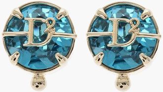Dsquared2 Metal Clip-On Earrings With Set Crystals size One Size