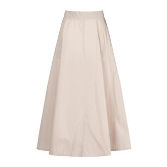 No Man's Land Midi Skirts, female, Beige, Size: XL Rokken Midi Skirt