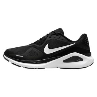 Nike Nike Womens Structure 26 Running Shoes, Black/White/Cool Grey/Metallic, 5.5