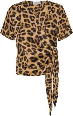 Karmamia Womens Dagmar Blouse In Leopard