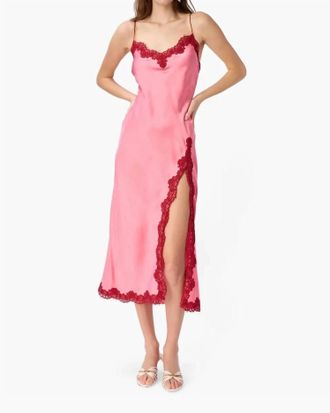 Cami NYC Womens Peride Dress In Hibiscus