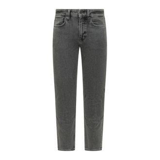 HUGO BOSS Hugo, Slim-fit Jeans, male, Gray, Size: W32 Slim Straight Jeans