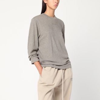 Fear of God Grey cotton-blend top