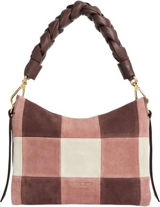 Coccinelle C-Me Lock Medium - Dames - Schoudertassen - Veelkleurig - ONE Size - Leer - Tassen