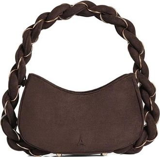 Mani&egrave;re De Voir Borsa a mano Somme in pelle scamosciata - Marrone