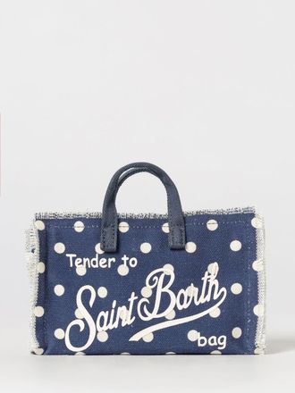 MC2 Saint Barth Borsa in canvas di cotone a righe