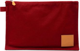 Hermès 2009 Toile Bora Bora MM pouch - women - Canvas - One Size - Red