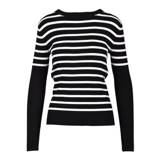 Wild Cashmere Zijde Blend Gebreide Trui - Dames - Ronde hals truien - Zwart - M - Truien & Vesten