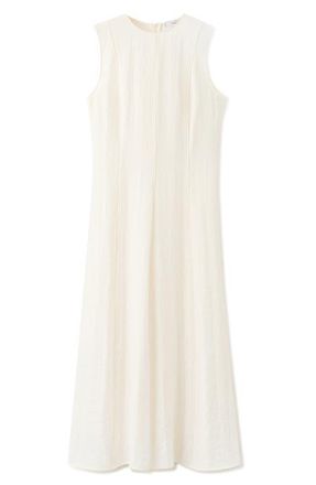 Mango A-Line Midi Dress in Ecru at Nordstrom, Size 6