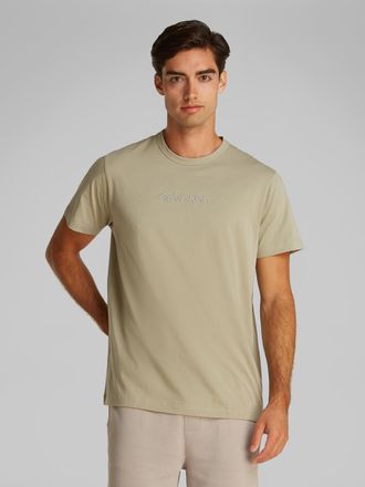 Calvin Klein Underwear T-Shirt S/S CREW NECK, Herren, Gr. XL (54), grau (gray labyrinth), Jersey, Obermaterial: 100% Baumwolle, CALVIN KLEIN UNDERWEAR, unifarben, regular fi