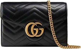 Gucci (WMNS) Gucci GG Marmont Matelasse Mini Bag Black 474575-DTD1T-1000