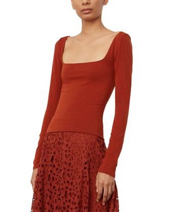 Vince Square Neck Top