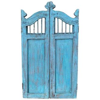 Wanderlust Deco Puerta De Madera Acabado Artesanal 80x3x103h Cm