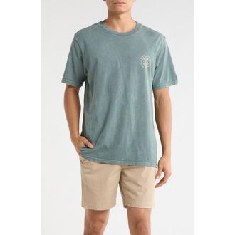 Roark Ghostrider Cotton Graphic T-Shirt in Slate Green at Nordstrom, Size Xx-Large