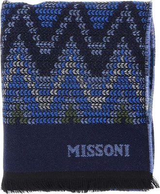 Missoni Heren, Accessoires, Blauw, Maat: ONE Size Wol