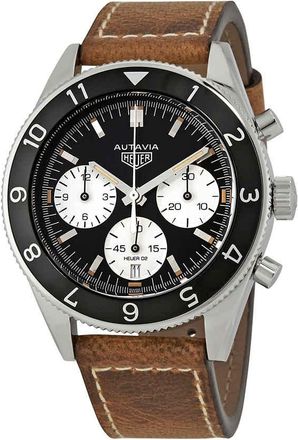 Tag Heuer Heritage Chronograph Black Dial Mens Watch CBE2110.FC8226