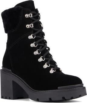 Aquatalia Vikki Lace-Up Boot in Black at Nordstrom Rack, Size 9