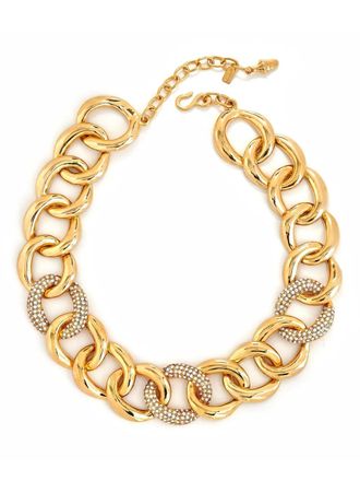 Kenneth Jay Lane chain-link necklace - Gold