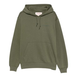 Filson Grafische Hoodie met Print - Heren - Hoodies - Groen - M - Katoen - Hoodies & sweatvesten