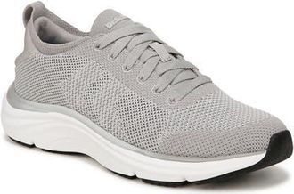 Dr. Scholls Feel Support Knit Lace-Up Sneaker (Women) - Wide Width Available in Light Grey at Nordstrom, Size 8.5
