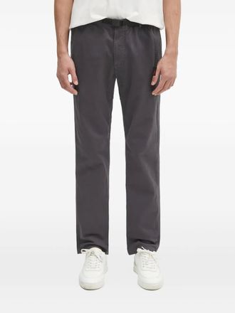 Gramicci drawstring-waist trousers - men - Polyurethane/Cotton - L - Grey
