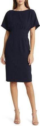 Eliza J Flutter Sleeve Dress in Navy at Nordstrom Rack, Size 10