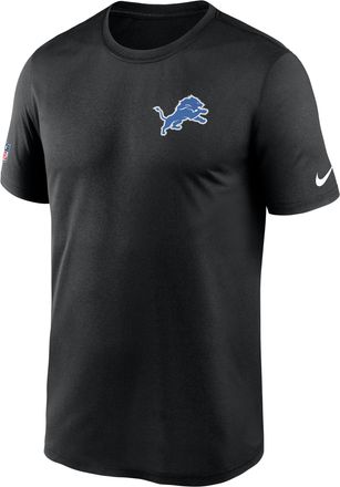 Nike Detroit Lions Alt Legend Small Logo Nike Mens Dri-FIT NFL T-Shirt in Black | 02TI00A9J-UE8