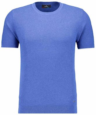 Ragman Rundhalspullover RAGMAN, Herren, Gr. 50, blau (royal blau, 736), 100% Baumwolle, ohne Ausschnitt, Pullover Rundhalspullover