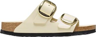 Birkenstock Arizona Big Buckle High - Shine Ecru 1026128 Womens