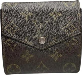 Louis Vuitton Pre-owned Wallets, female, Brown, Size: ONE SIZE Pre-owned Vintage Leather Wallet