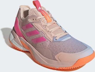 adidas Handballschuh ADIDAS PERFORMANCE CRAZYFLIGHT 6 HALLEN, Damen, Gr. 40,5, clear pink, lucid pink, blush pink, Synthetik, Textil, Schuhe Handballschuh, b