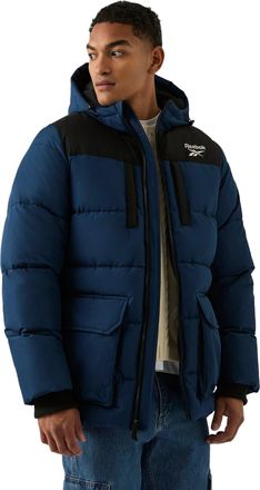 Reebok Mens Plain Puffer Jacket (Blue) - Size X-Large