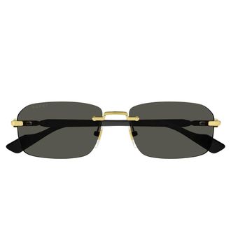 Gucci Sunglasses Gg1221 S 001 Gold/Grey Men