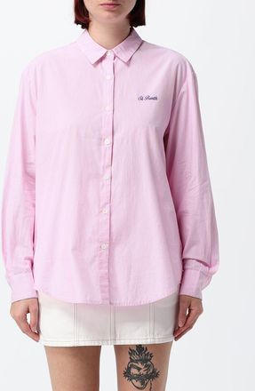 MC2 Saint Barth Camicia a righe in cotone con vestibilit&agrave; relaxed e collo francese