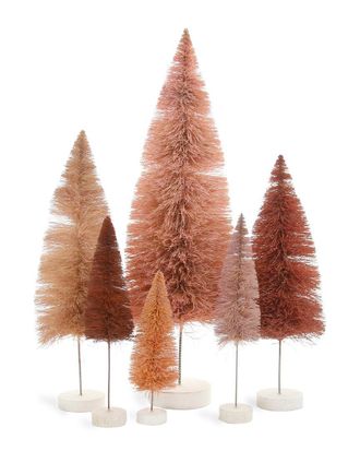 Cody Foster & Co. Rainbow Trees-Rose Set/6