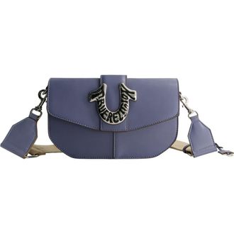 True Religion Shoulder Bag with Signature Logo Accent in Blue at Nordstrom