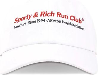 Sporty & Rich Run Club cap - White