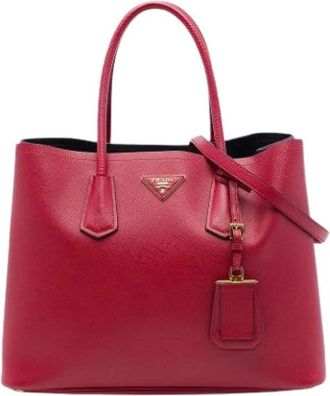 Prada Pre-owned Saffiano Satchel - - Pre-owned - Donna - Rosso - ONE SIZE