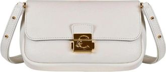Coccinelle C-Me Lock Mini - Dames - Schoudertassen - Wit - ONE Size - Leer - Tassen