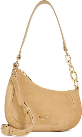 Dune London Womens Accessories Direction - Chain Detail Shoulder Bag - Taupe Leather - One Size