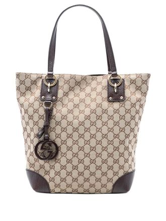Gucci 2016-2025 GG Canvas GG Charm tote bag - Brown