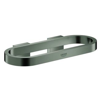 GROHE Anillo Y Soporte Para Toallas Selection 41035 Hard Graphite Cepillado, 41035al0