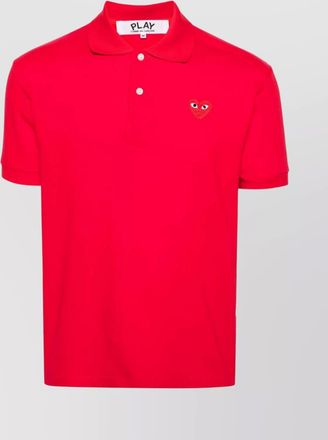 Comme Des Garçons polo collar top short sleeves