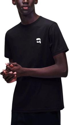 Karl Lagerfeld Hombre, Camisetas, Negro, Talla: L