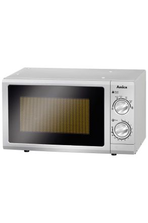 Amica Mikrowelle, Silberfarben, Metall, Kunststoff, 26.2x45.2x33.5 cm, Timerfunktion, K&uuml;chen, K&uuml;chenelektroger&auml;te, Mikrowellen