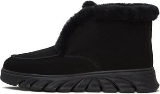 Cesare Gaspari Adriana Enkellaarsjes - Dames - Winterlaarzen - Zwart - 37 EU - Wol - Schoenen
