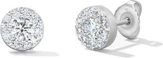 HEARTS ON FIRE Fulfillment Diamond Stud Earrings in White Gold at Nordstrom