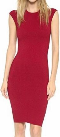 Ronny Kobo Kikimora Short Row Dress In Ottoman Tuck