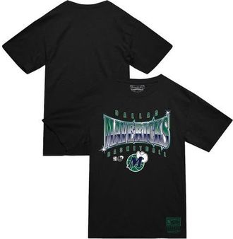 Mitchell & Ness Mens Mitchell & Ness Black Dallas Mavericks Worldwide Collection Glow Up T-Shirt at Nordstrom, Size Medium
